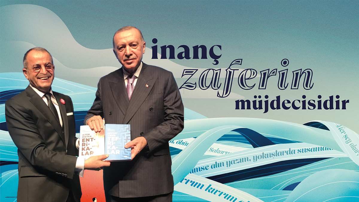 Nuh Albayrak'tan Başkan Erdoğan'a kitap takdimi